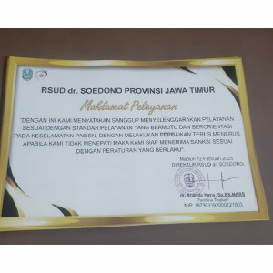 STIKER VINYL MAKLUMAT PELAYANAN UKURAN A4