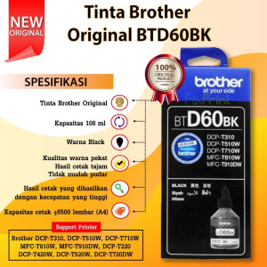 Tinta Printer Black Bt D60 - brother