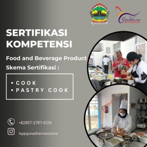 SERTIFIKASI KOMPETENSI COOK & PASTRY COOK
