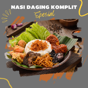 Nasi Daging Komplit