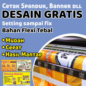 Spanduk (MMT Uk. 1M x 5M )