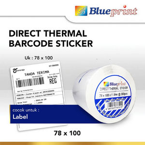 Blueprint Kertas Thermal Barcode 78x100mm