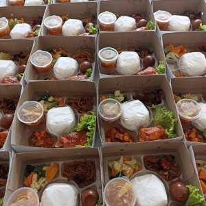 Nasi Box, Nasi Kotak Paket 1 Lengkap Kurma Catering