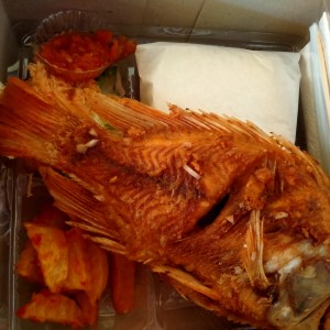 Mbak ari Nasi ikan nila
