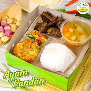 Nasi Box Ayam Pandan Virgin