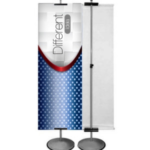 T Banner Ukuran 0,8 x 4 Meter