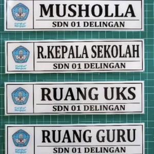 Papan Nama Ruangan