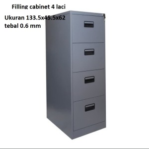 FILLING CABINET 4 LACI, TEBAL 0.6 MM