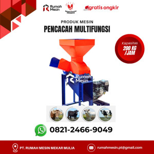 MESIN PENCACAH  RUMPUT MULTIFUNGSI