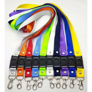 Tali ID Card L 2cm x P 90cm Nylon / Tali ID Card Gantungan Lanyard