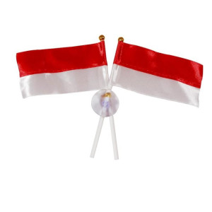 BENDERA MERAH PUTIH TEMPEL KACA MOBIL / BENDERA 17 AGUSTUS