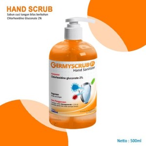 Germyscrub handscrub chlorhexidine gluconate 2% 500 ml