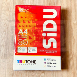 KERTAS HVS A4 80GR SIDU