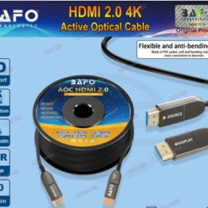 BAFO TECHNOLOGIES HDMI 2.0 4K Active Optical Cable - 20 M