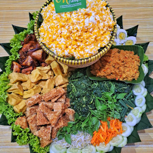 TAMPAH NASI JAGUNG URAP - 20 Porsi