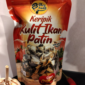 Kripik kulit ikan patin