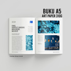 Cetak Buku A5 Art Paper 350gr