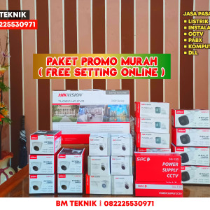 PAKET HEMAT PASANG CCTV 8 CH HIKVISION