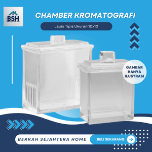 Bejana/Chamber Kromatografi Lapis Tipis 10x10