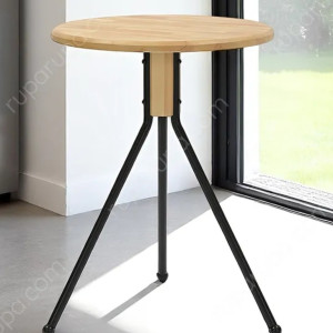 Yuca Meja Makan - Cokelat Natural