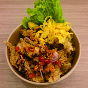 Rice Bowl Chicken Crispy Sambal Matah