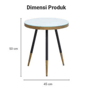 MEJA TAMU KAKI TIGA