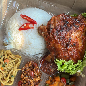 Nasi Selametan Ayam Bakar