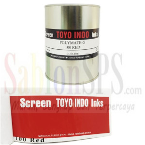 Tinta Sablon Kertas Merah 1 kg Merk Toyo Indo