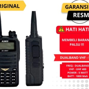 linco DJ CRX7 CRX 7 Ht Dualband VHF UHF 400Mhz Garansi Resmi