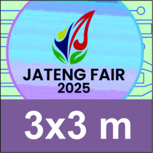 Jateng Fair 25 Stand 3x3 m