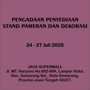 PENGADAAN PENYEDIAAN STAND PAMERAN DAN DEKORASI