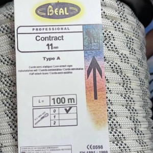 Tali Kernmantel Beal 11 mm 100 Meter Original - Karmentel 11mm - Karmentel Beal