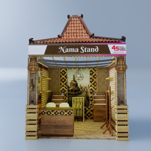 Paket 3 - Dekorasi Booth Paviliun Dekranasda Provinsi Jawa Tengah