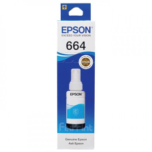 Tinta Printer Epson 664 Warna Cyan