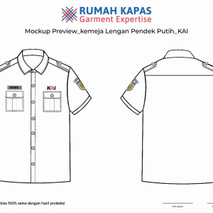 Stelan Seragam PT. KAI (Kereta Api Indonesia)