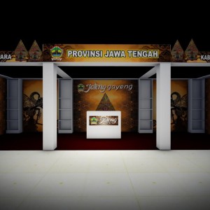 DEKORASI PAMERAN GTTGN XXIV PROVINSI LAMPUNG