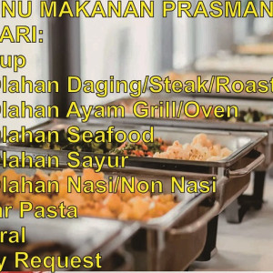 Paket Makanan dan Minuman Prasmanan VIP