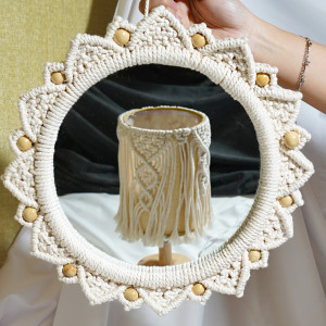 Cermin Hias Macrame
