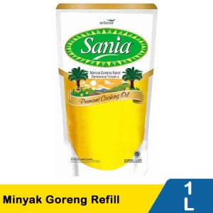 8) MINYAK GORENG SANIA 1 LITER