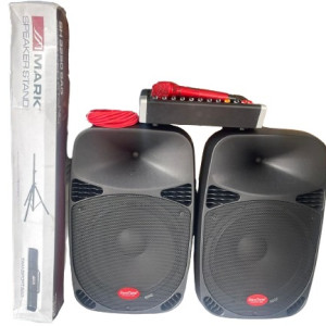 paket sound sytem pasif,mic wireles,kabel,power mixer