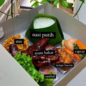 nasi kotak ayam bakar