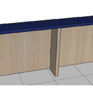 Meja pengisian form laptop