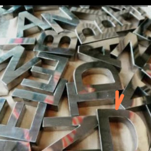 Huruf Timbul Stainless / letter