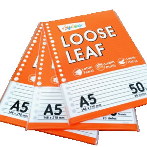 Loose Leaf A5 50 lembar bergaris FORTE