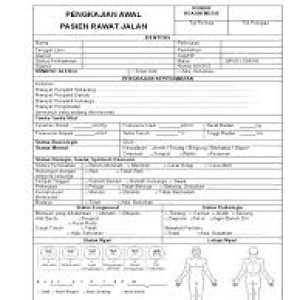 Cetak Assessment Awal Pasien Khusus Neonatus (2 lembar)