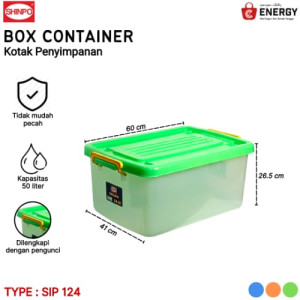 Container Box 50 ltr Shinpo