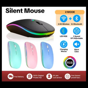 Mouse Nirkabel Silent Click