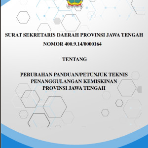 Cetak Surat Sekda Provinsi Jawa Tengah
