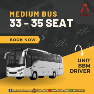 Bus Medium 33 - 35 Seat Antar Kota Dalam Propinsi