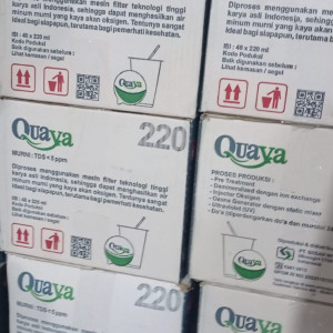 air minum dalam kemasan merk Quaya